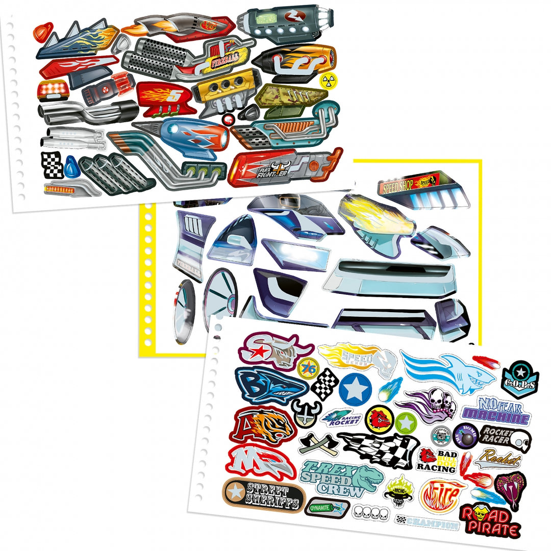 Monster Cars Pocket Coloring Book