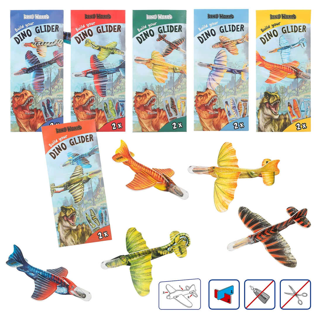 Dino World Build Your Dino Glider Set of 2