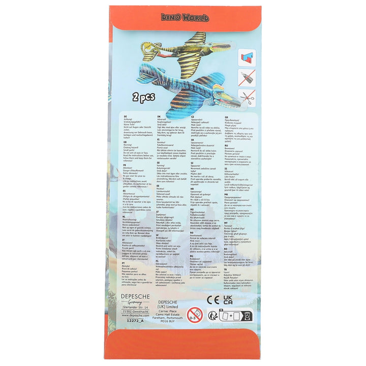 Dino World Build Your Dino Glider Set of 2