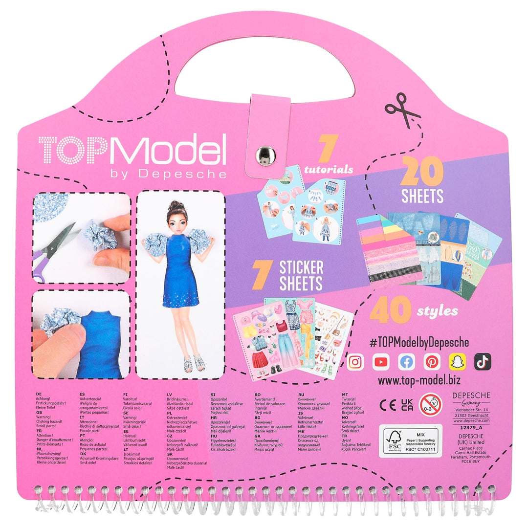 TOPModel Dress Me Up Collage Book