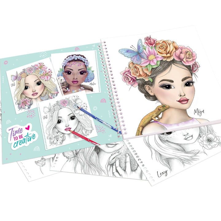 TOPModel Special Colouring Book