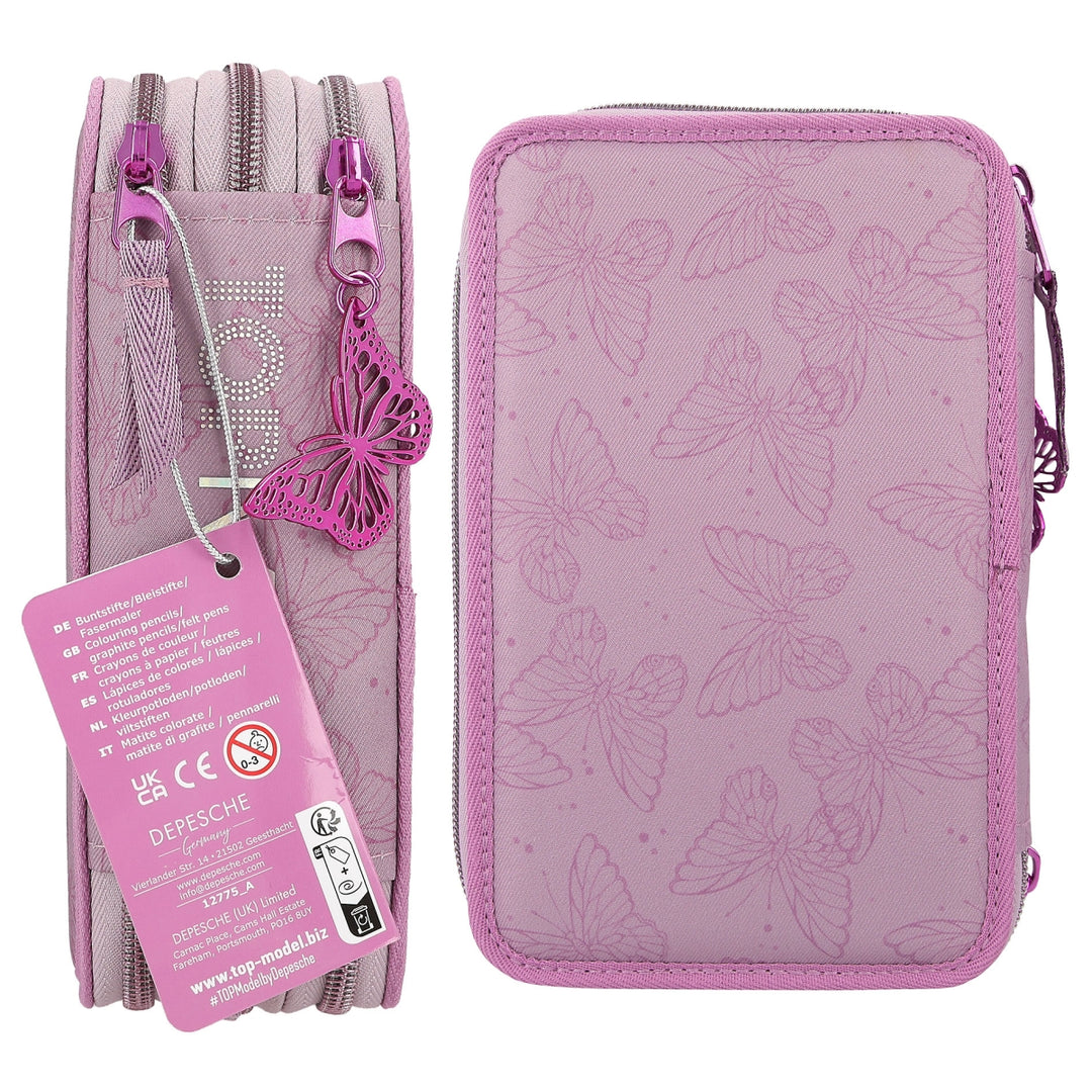TOPModel 3 Fach Federtasche FAIRY LOVE