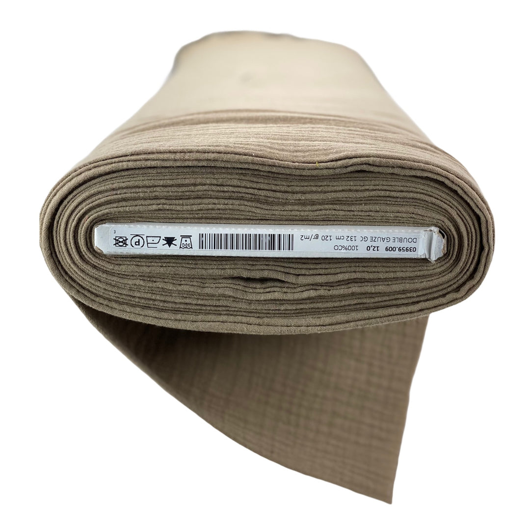 Musseline uni double gauze GOTS Meterware