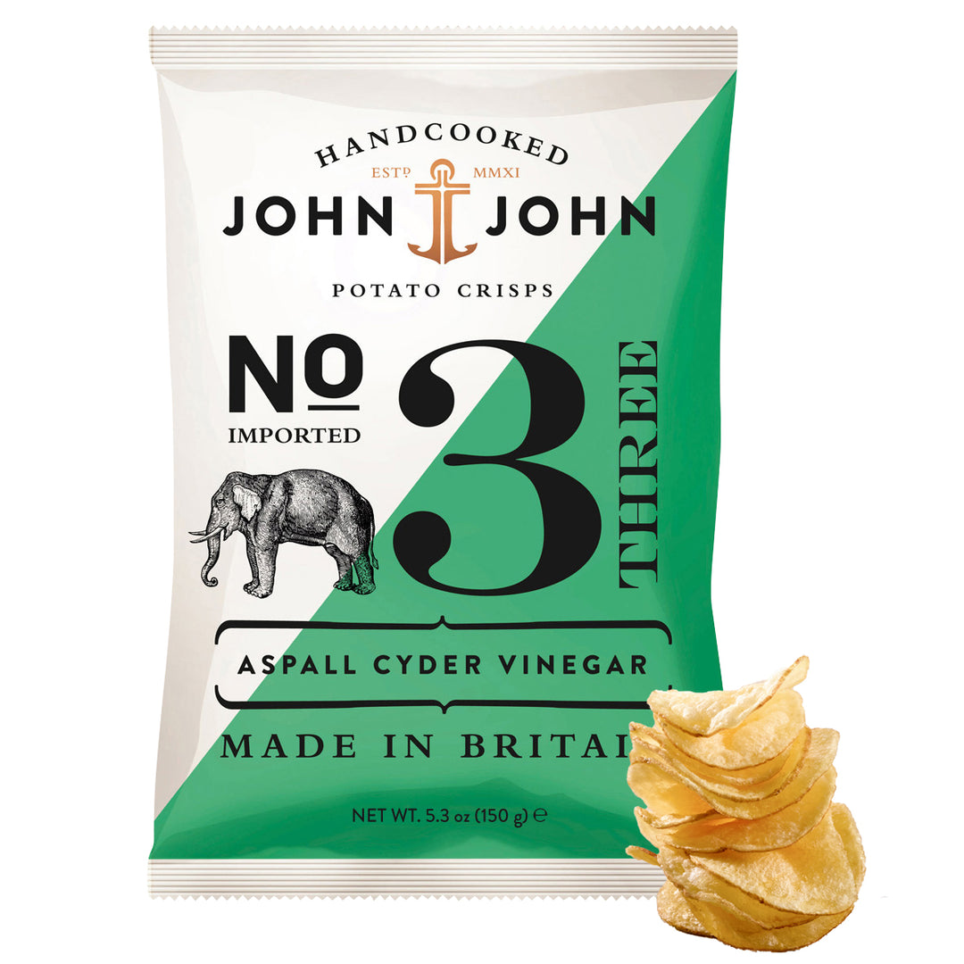 Chips Aspall Cyder Vinedar