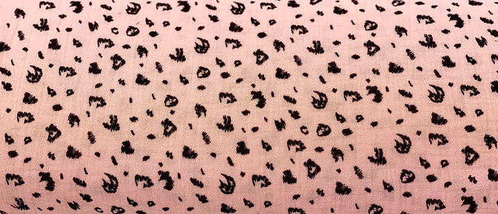 Musseline animal print double gauze GOTS Meterware