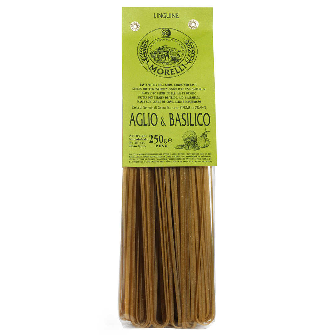 Linguine mit Knoblauch &amp; Basilikum