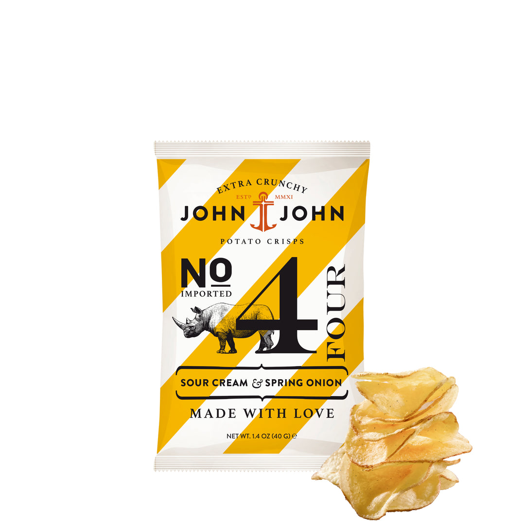 No. 4 Crisps Sour Cream &amp; Spring Onion