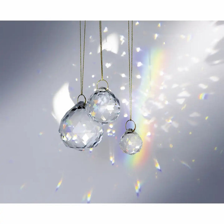 Sun Catcher Crystal Trio – 3 Glas-Kristallkugeln