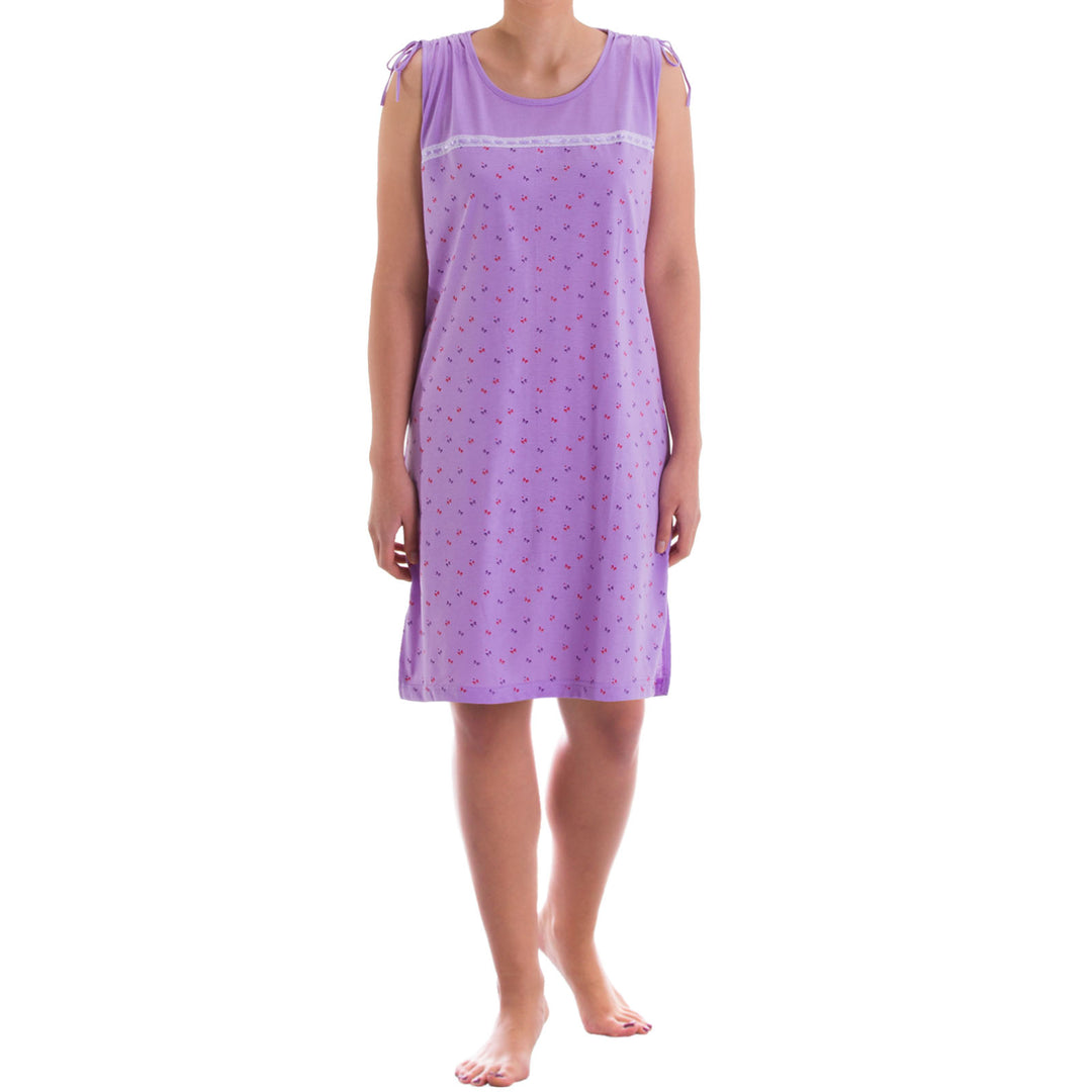 Nightgown dress - bow print