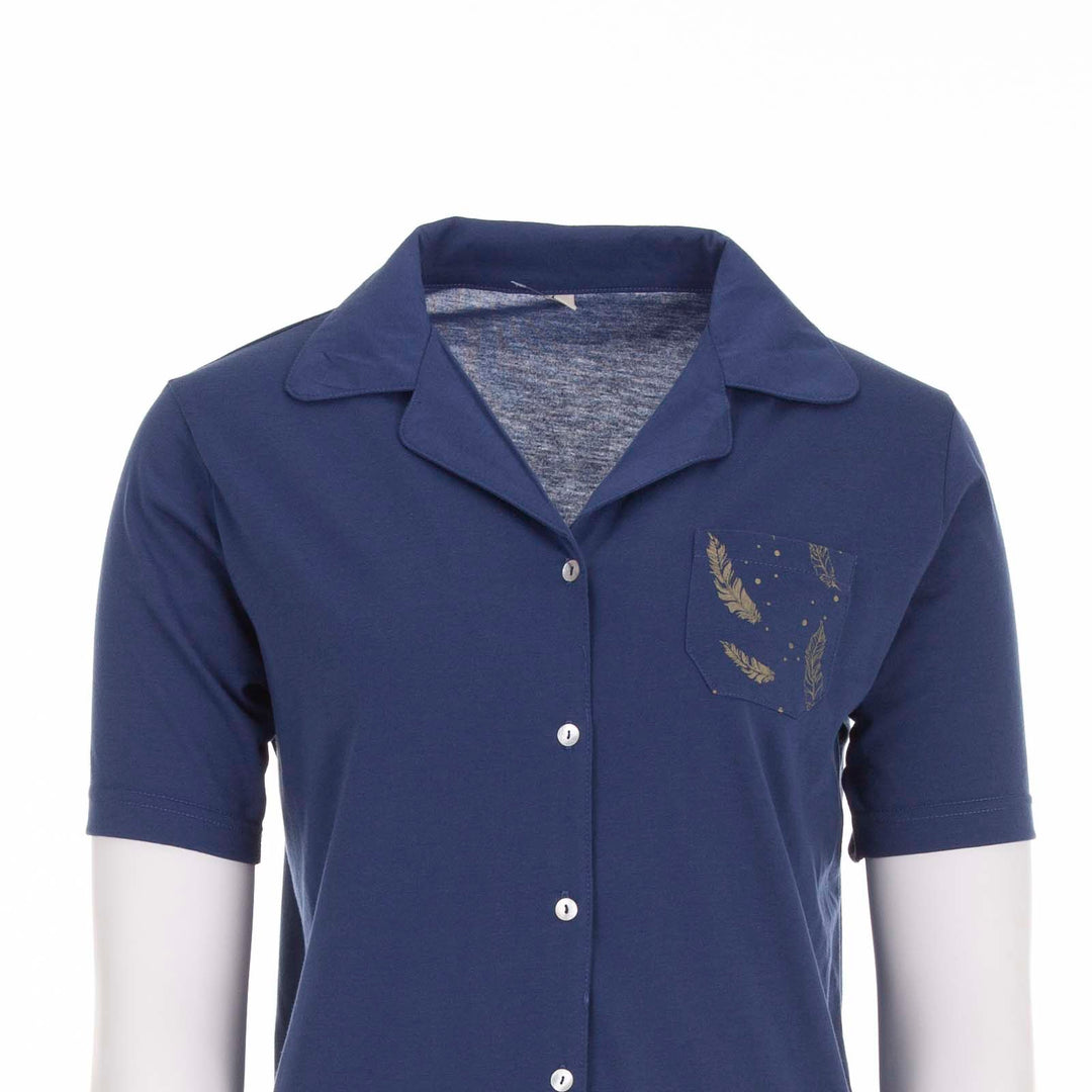 Pajama Set Short Sleeve - Feather