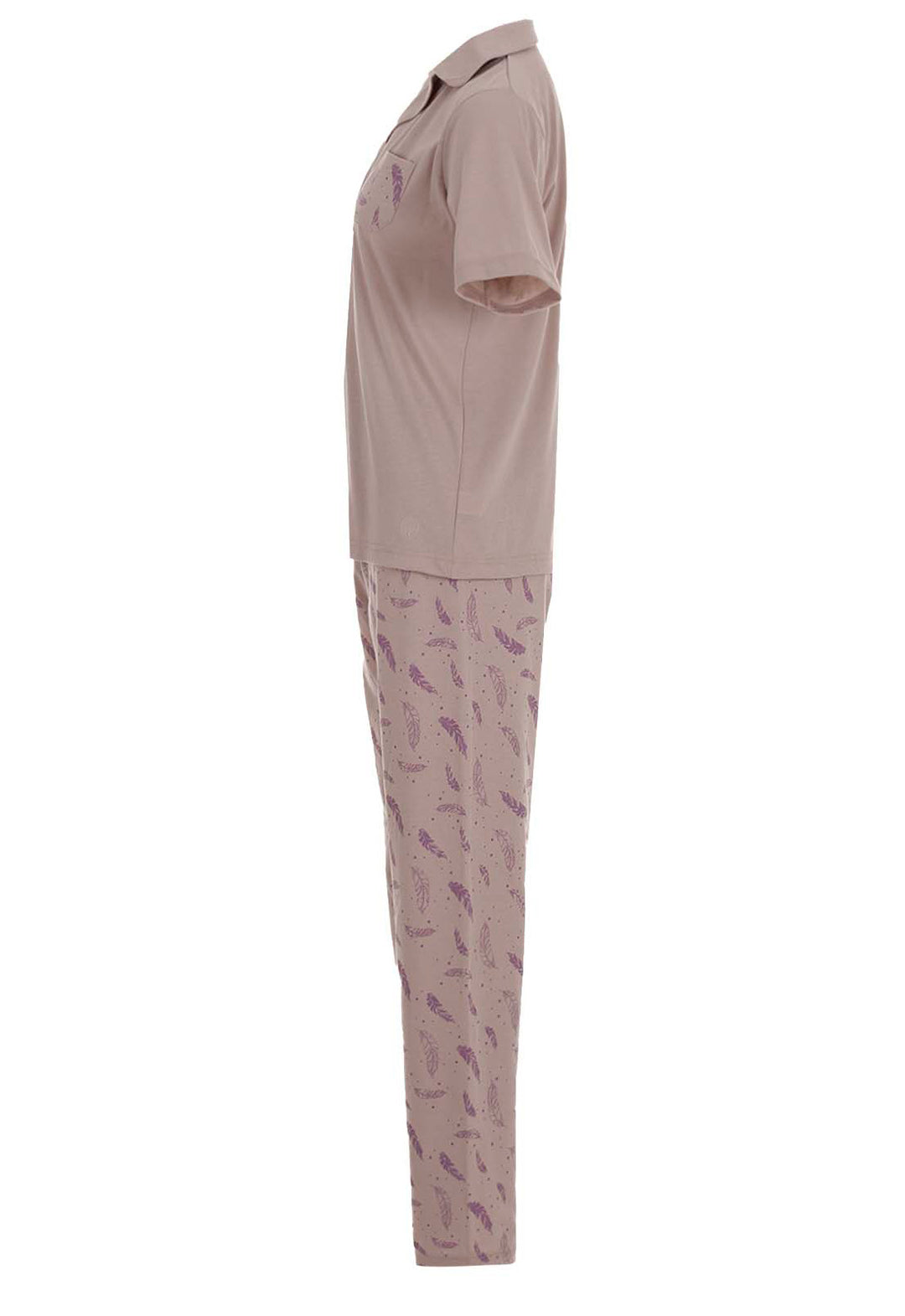 Pajama Set Short Sleeve - Feather