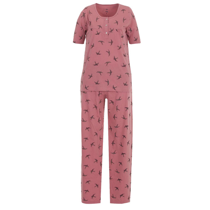 Pajama Set Short Sleeve - Swallow