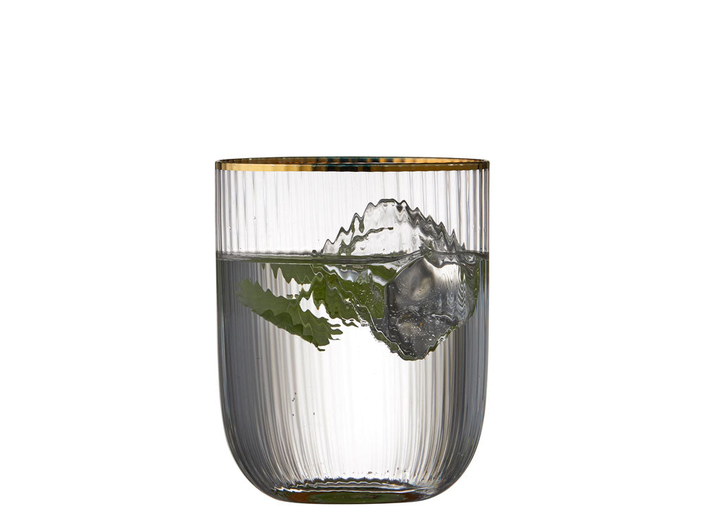 Tumbler Palermo gold rim