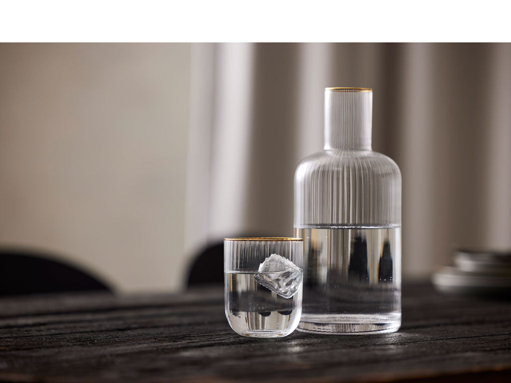 Tumbler Palermo gold rim