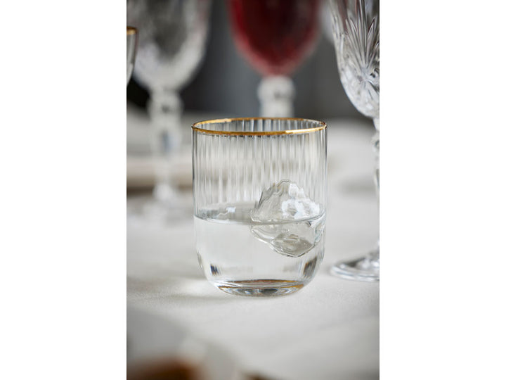 Tumbler Palermo gold rim