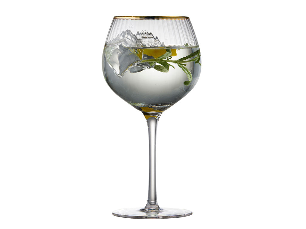 Big Gin &amp; Tonic Glas Palermo Goldrand