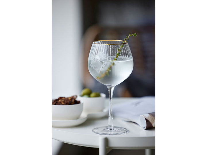 Big Gin &amp; Tonic Glas Palermo Goldrand