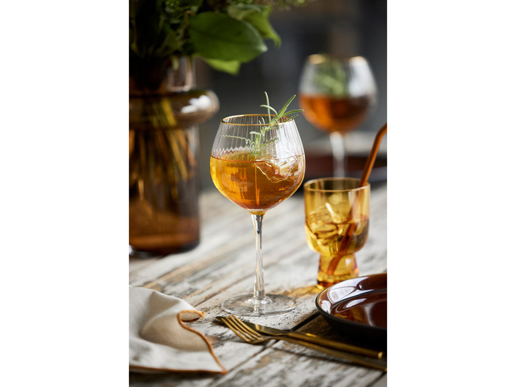 Big Gin &amp; Tonic Glas Palermo Goldrand