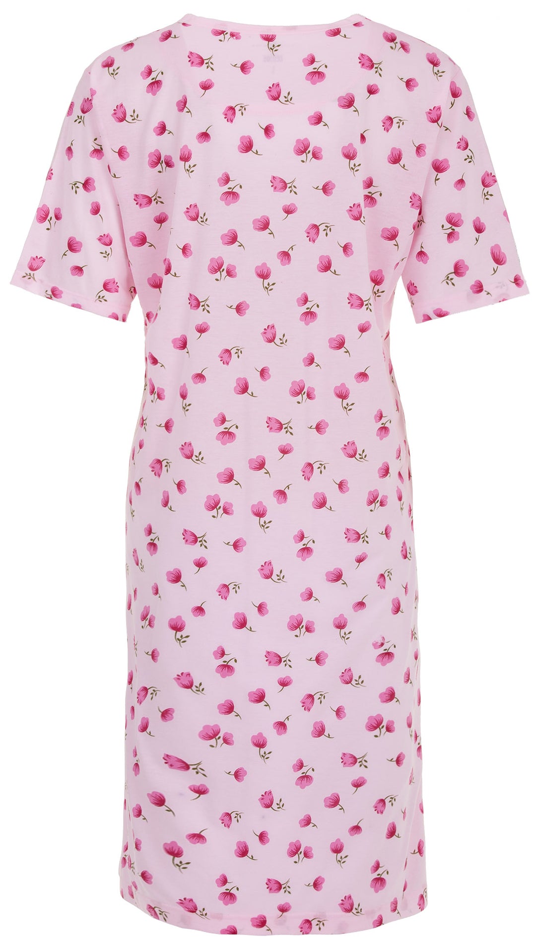 Nightgown short sleeve - M-6XL Big Flowers