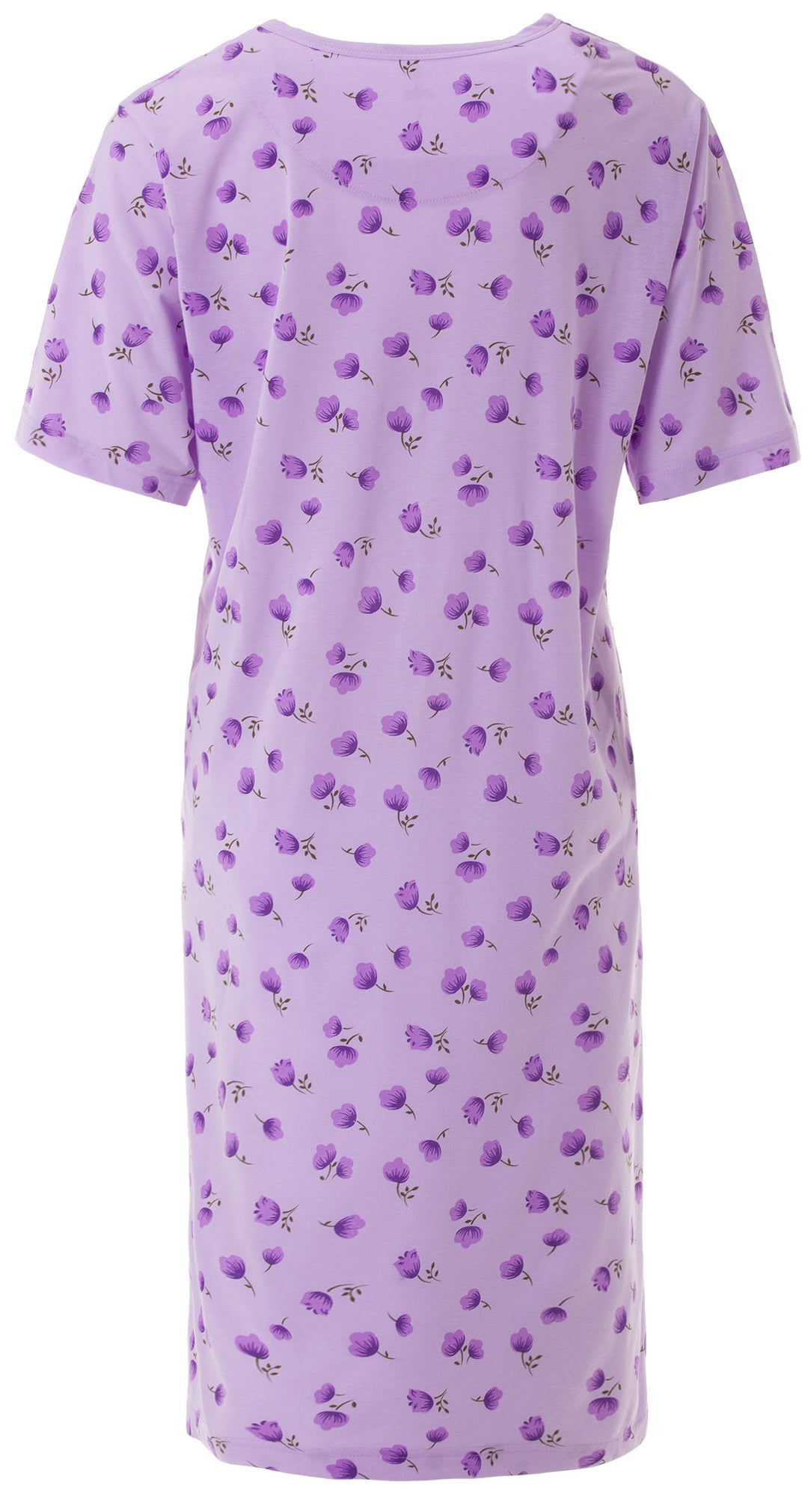 Nightgown short sleeve - M-6XL Big Flowers