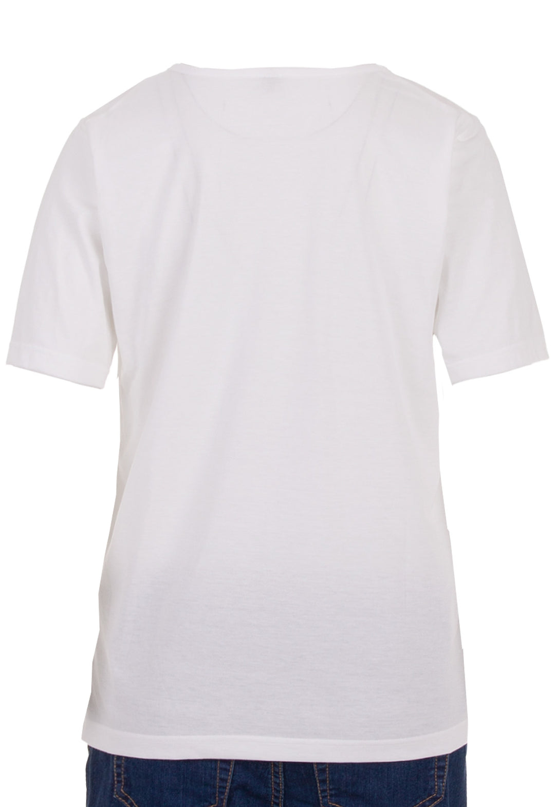 T-Shirt - Blumenstickerei