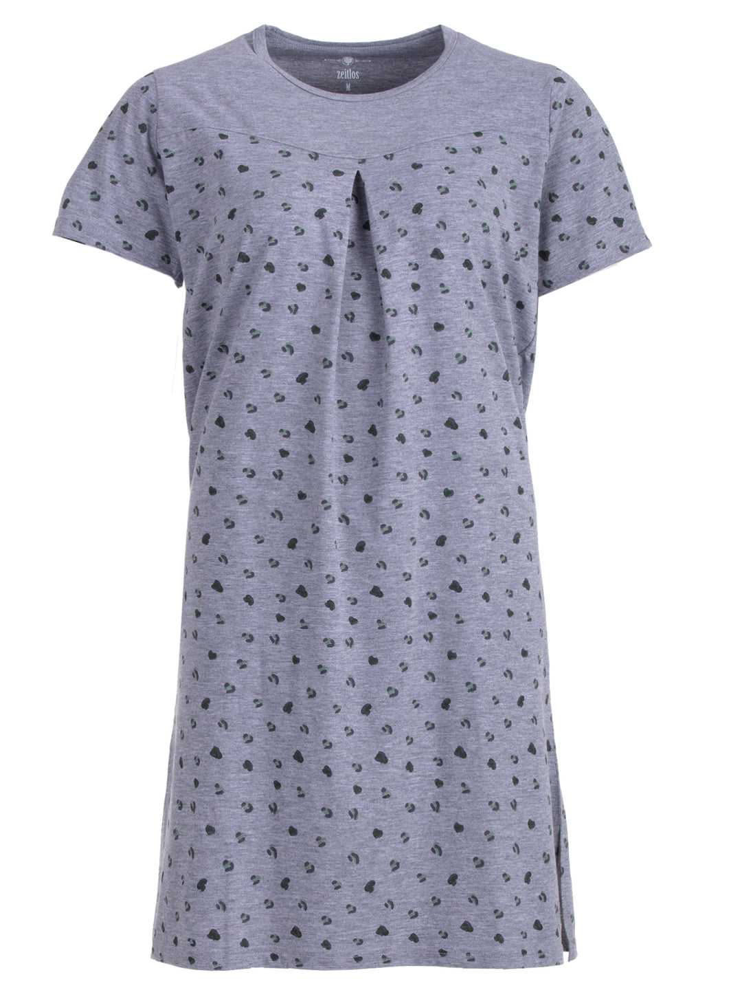 Nightgown short-sleeved - Herzleo box pleat