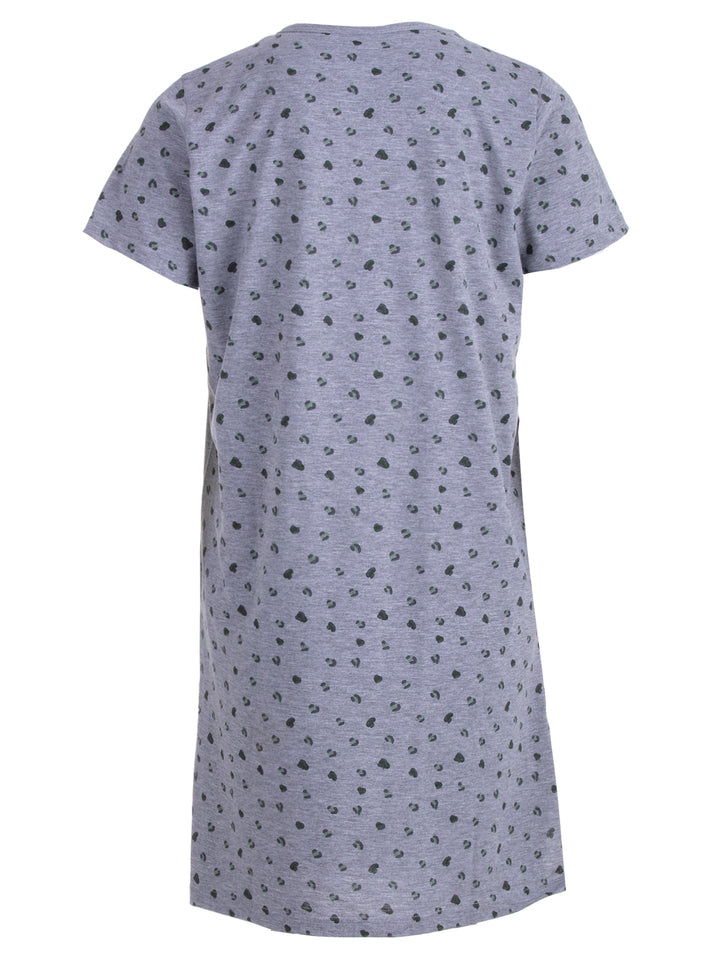 Nightgown short-sleeved - Herzleo box pleat