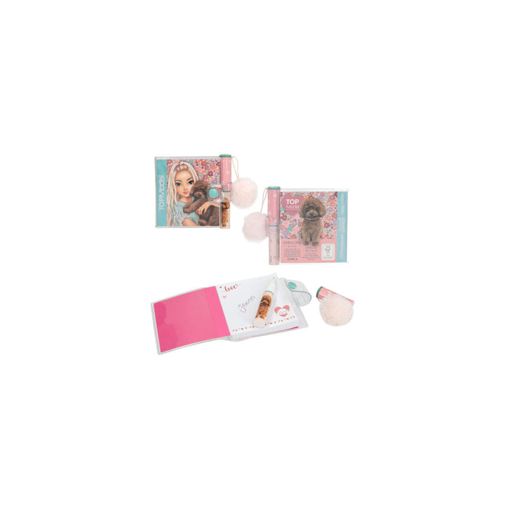 TOPModel Mini Notebook with Ballpoint Pen FLORAL