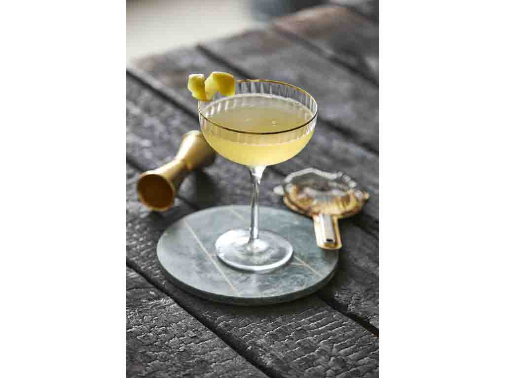 Cocktailglas Palermo Goldrand