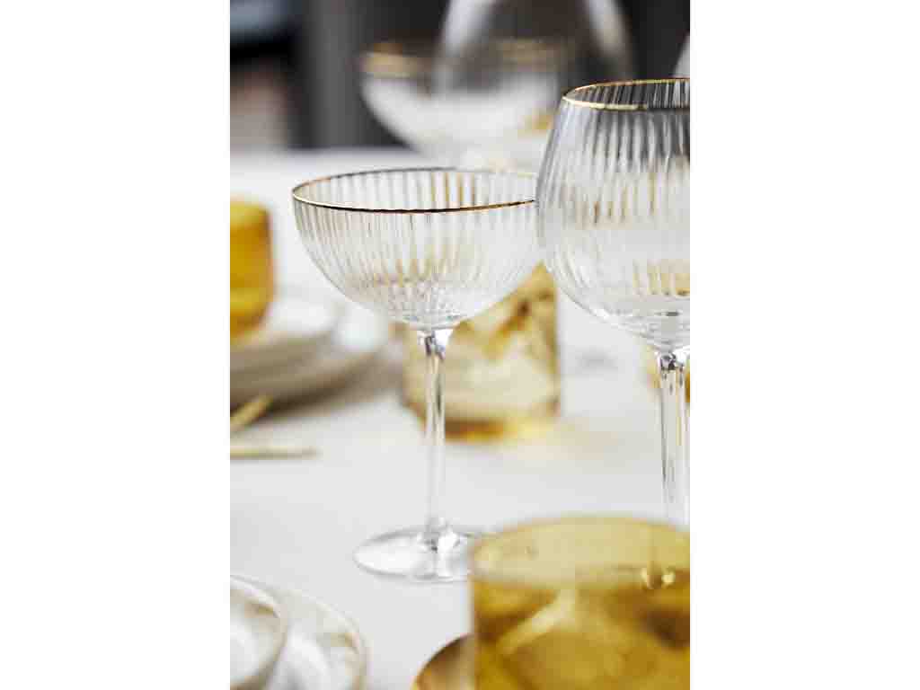 Cocktailglas Palermo Goldrand