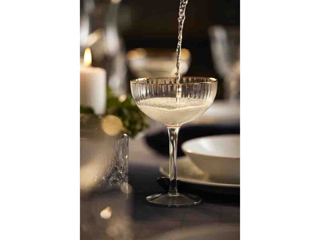 Cocktailglas Palermo Goldrand