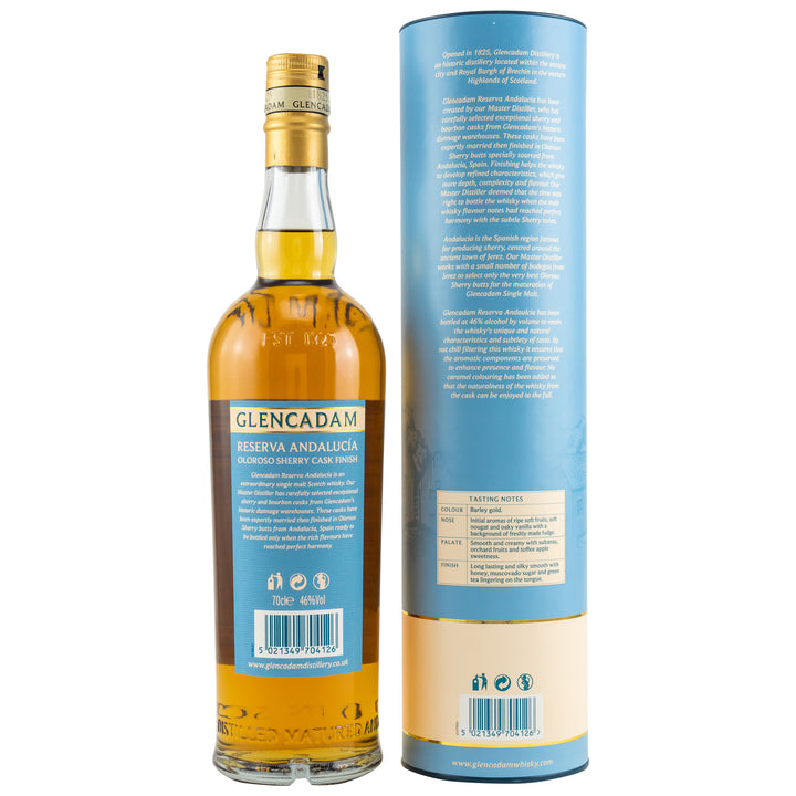 Glencadam Reserva Andalucia - Oloroso Sherry Cask Finish
