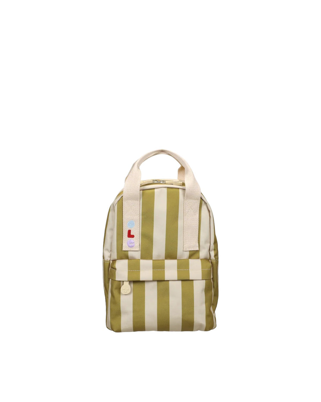 Backpack Small - Stripes Vanilla Seaweed
