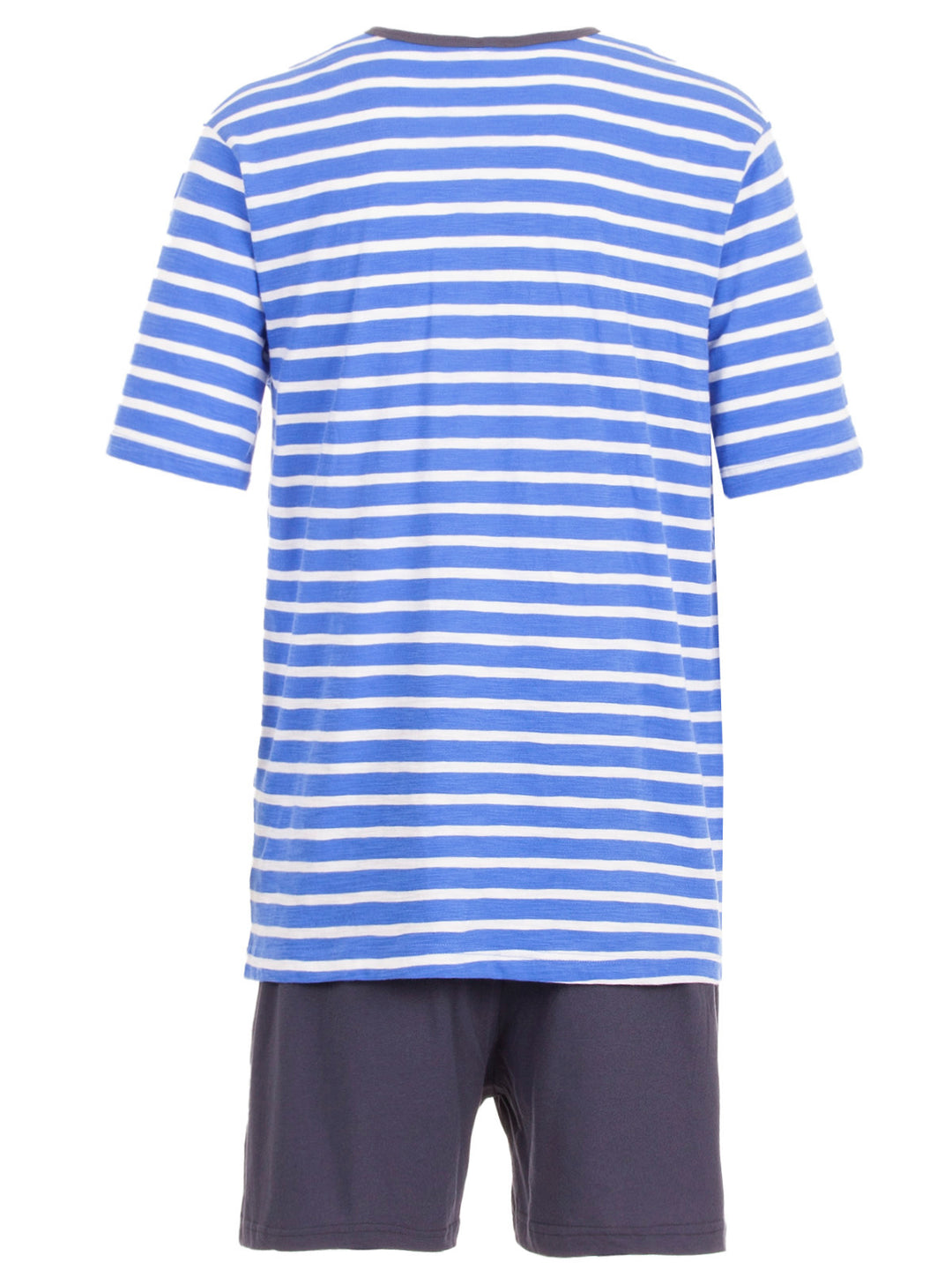 Pyjama Set Kurz - Gestreift mit Knopf