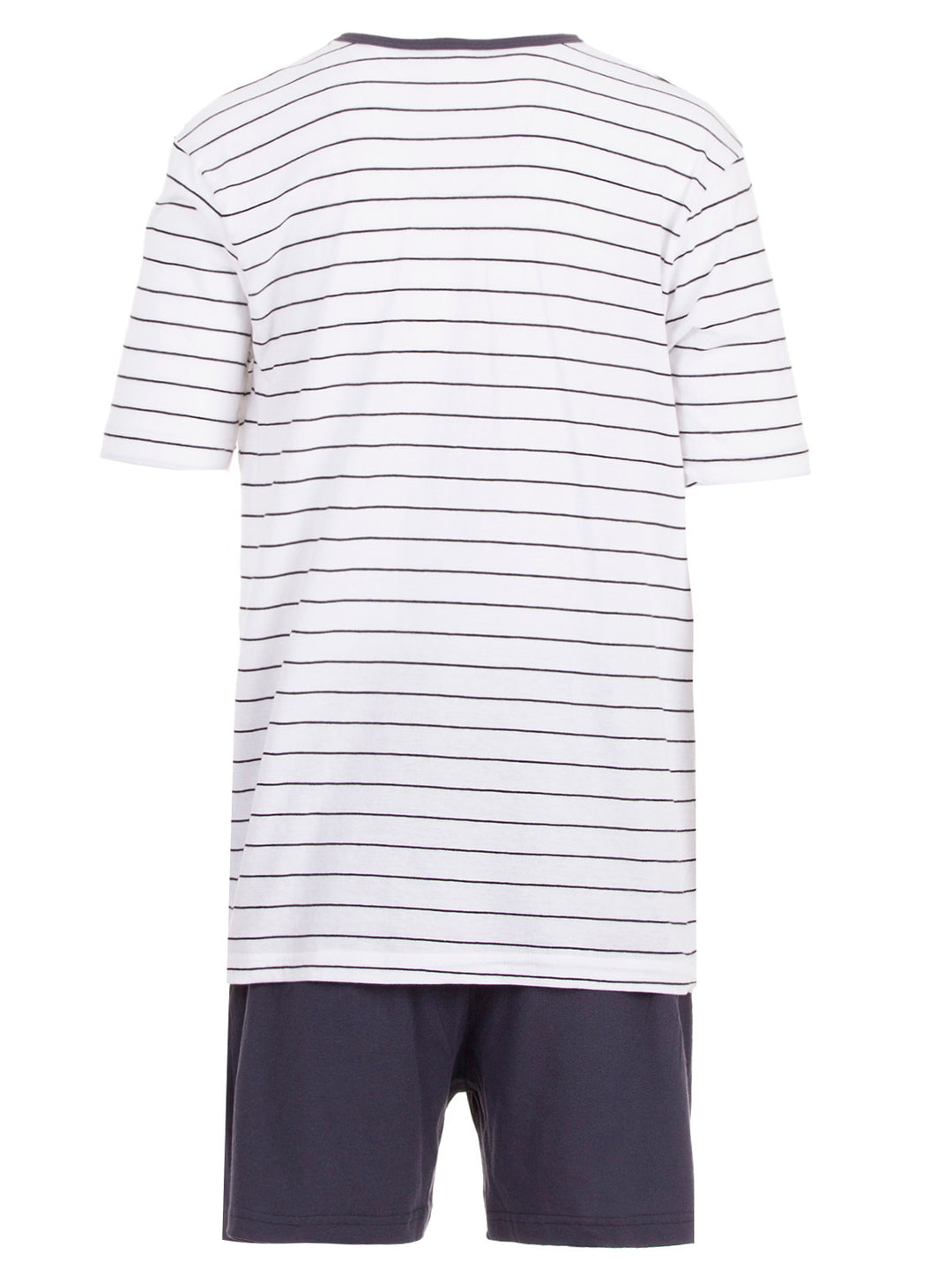 Pyjama Set Kurz - Gestreift mit Knopf