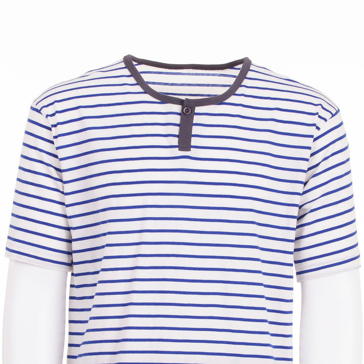 Pyjama Set Kurz - Gestreift mit Knopf