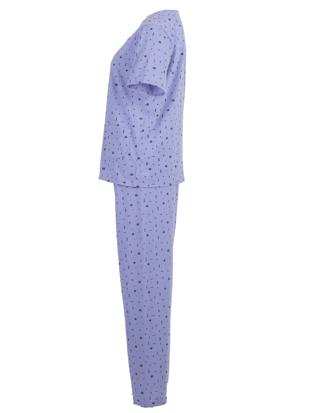 Pajama set short sleeve - eye