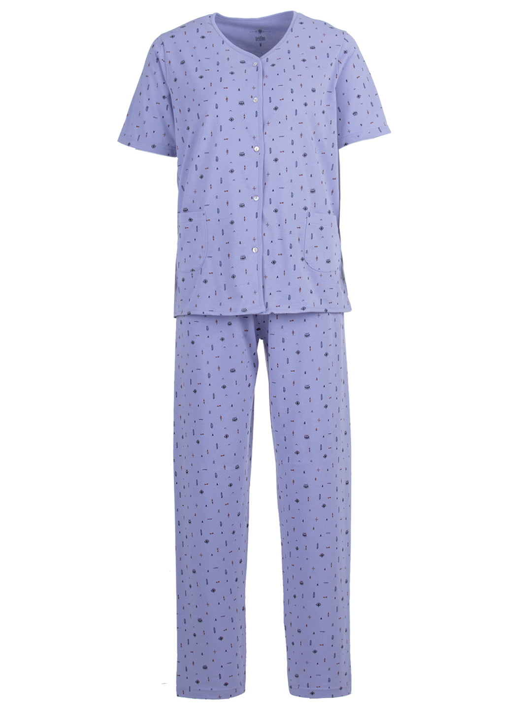 Pajama set short sleeve - eye