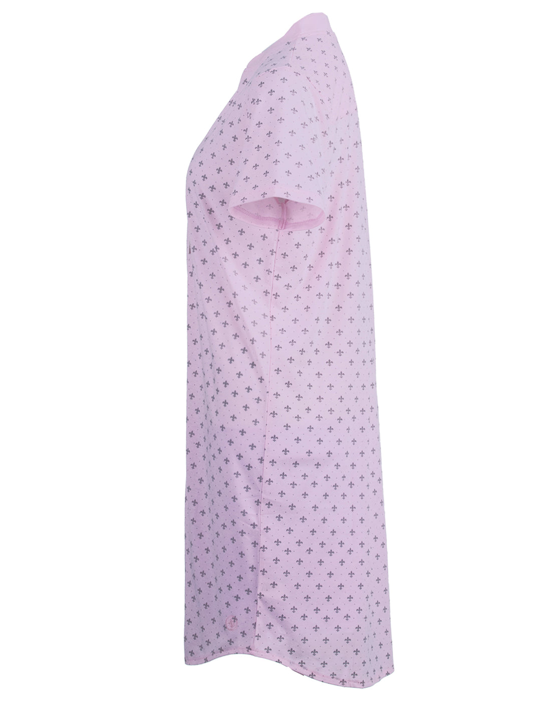 Nightgown short sleeves - lily collar