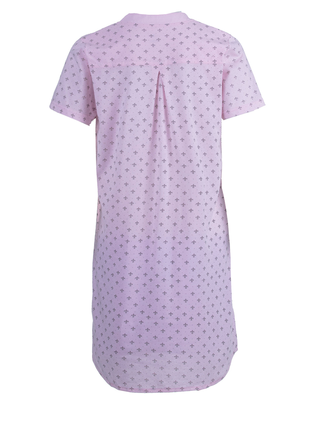 Nightgown short sleeves - lily collar