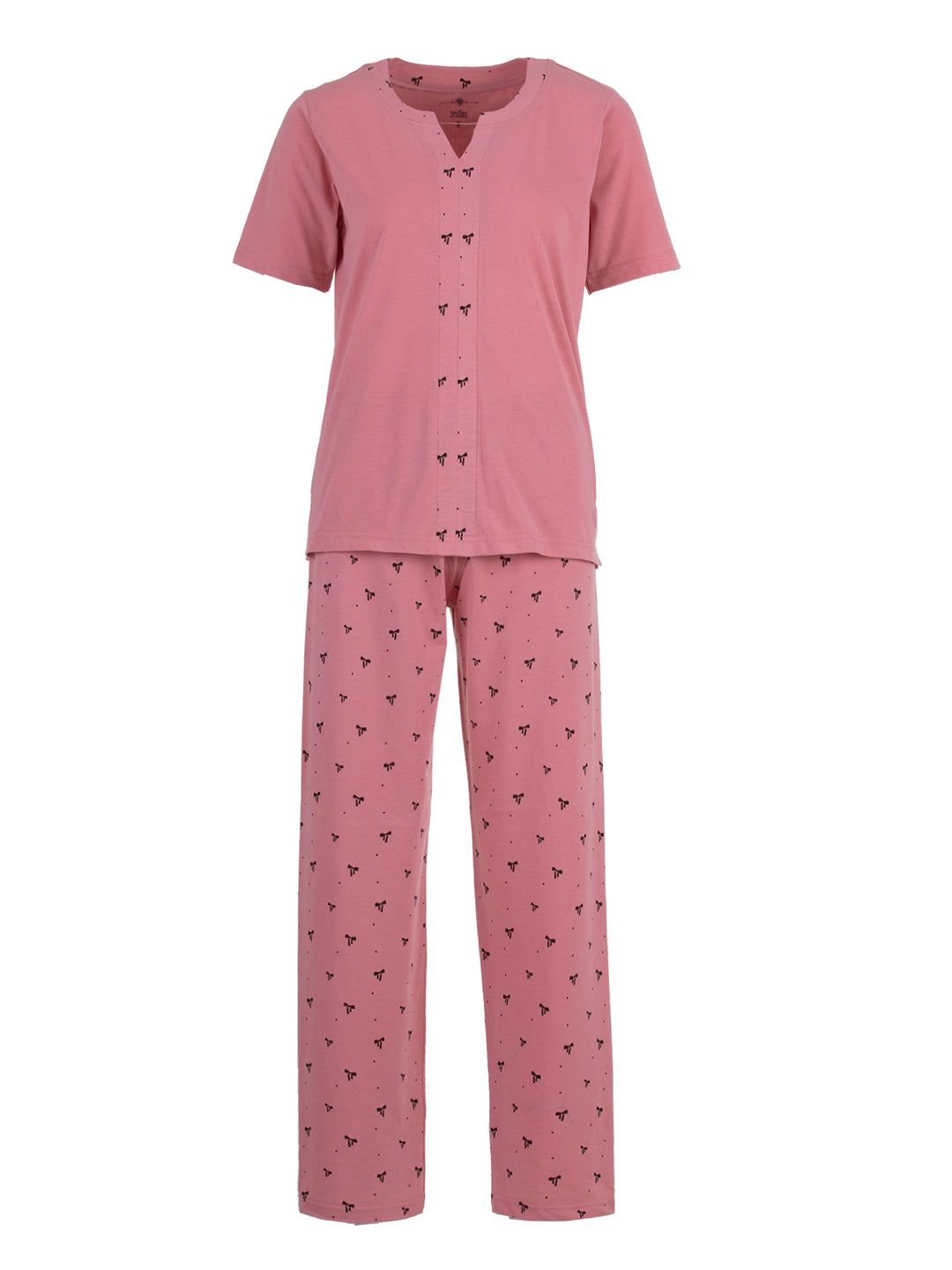 Pyjama Set Kurzarm - Schleife