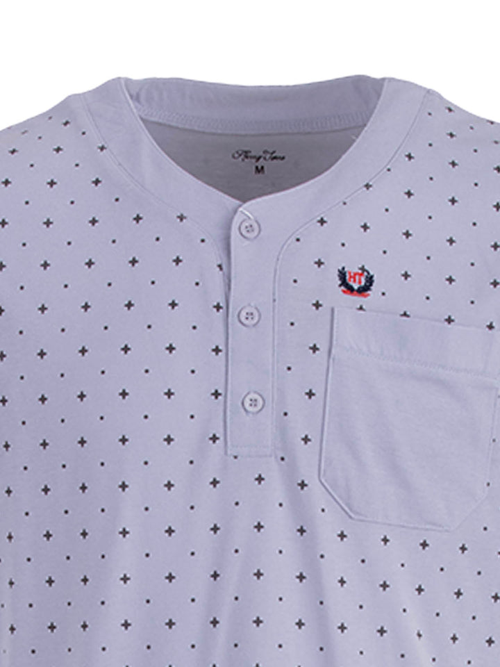 Nightdress short sleeve - dots cross