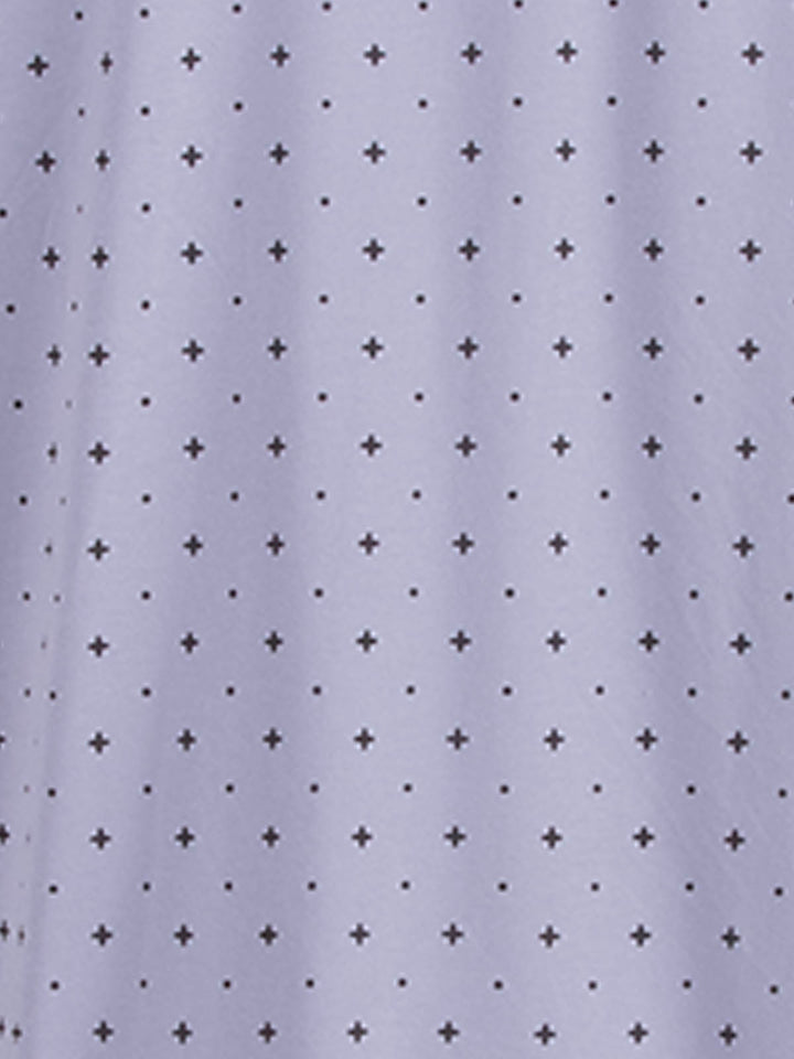 Nightdress short sleeve - dots cross