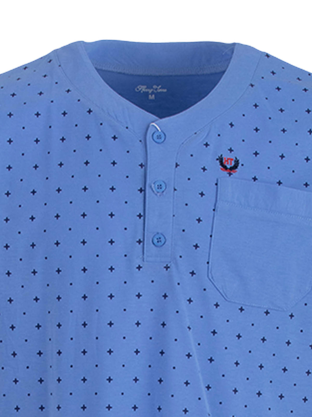 Nightdress short sleeve - dots cross