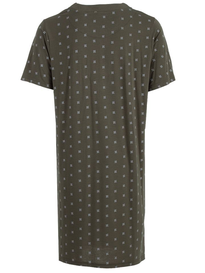 Nightdress short sleeve - cross