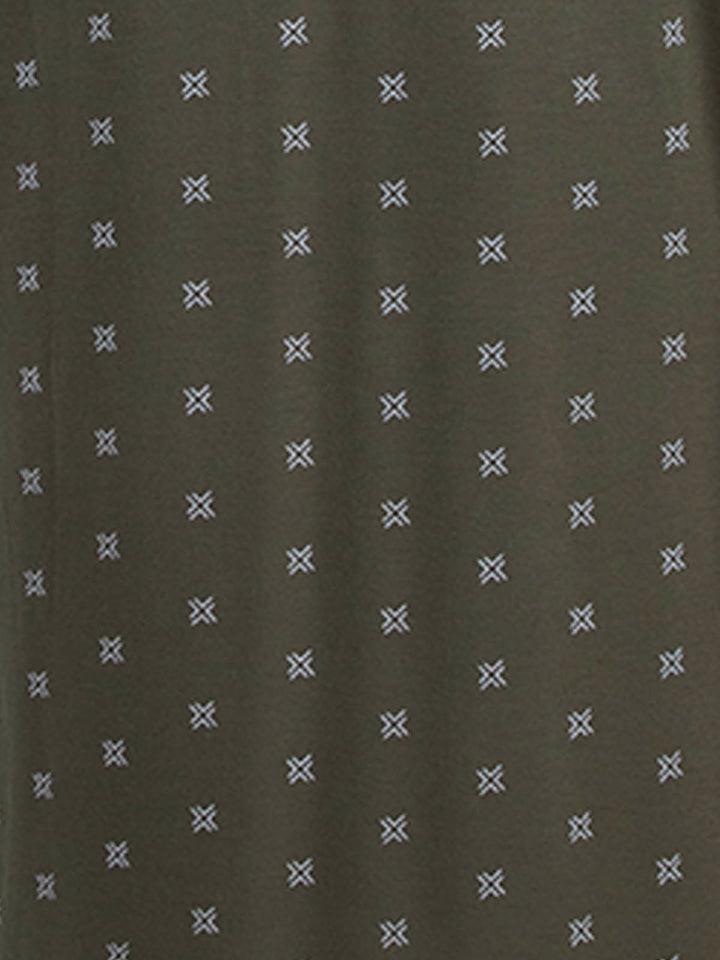 Nightdress short sleeve - cross