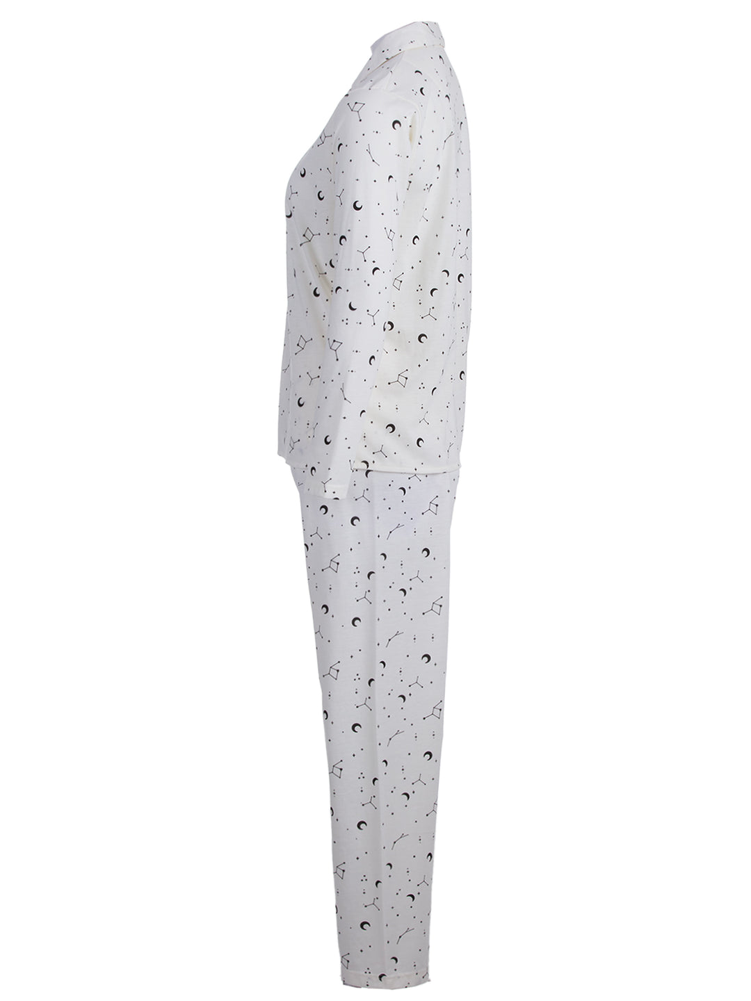 Pajama Set Long Sleeve - Moon Stars