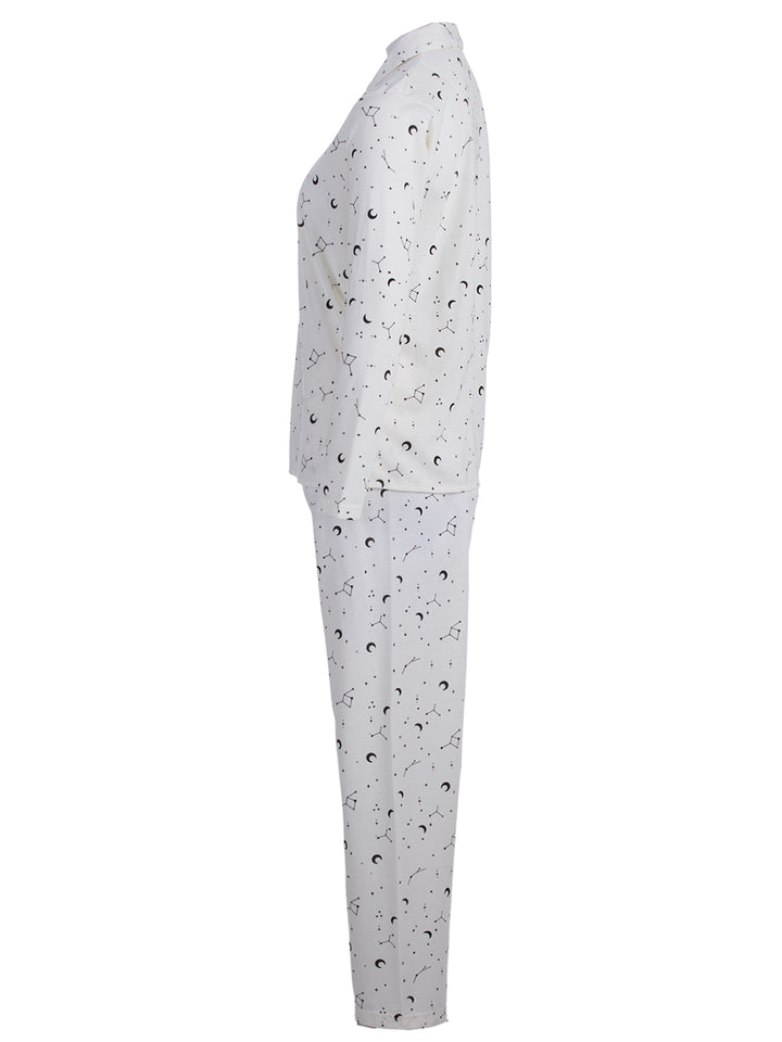 Pajama Set Long Sleeve - Moon Stars