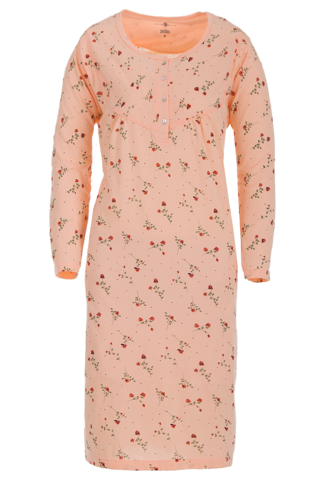 Nachthemd Langarm - Rose