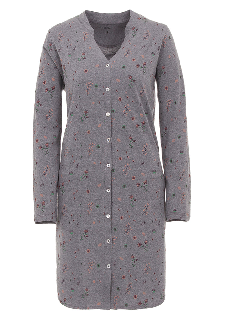 Nachthemd Langarm - Floral